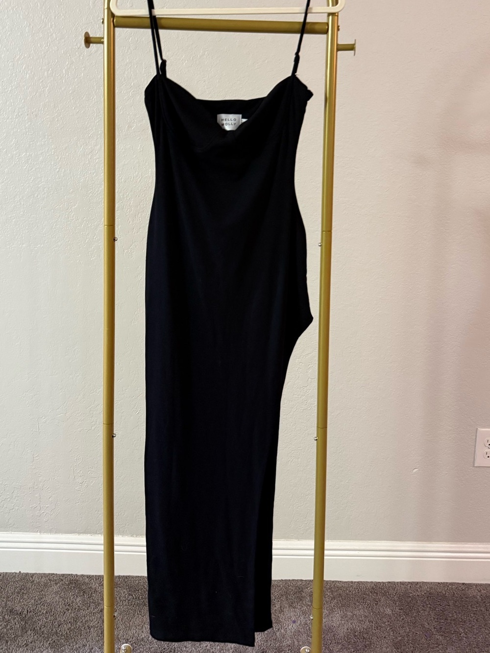 🖤 Hello Molly Black Cowl Neck Maxi Slip Dress | Size S / US 4
